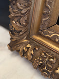 Cornice antica in legno intagliato e dorato – Napoleone III, Francia, seconda metà del XIX secolo (ca. 1850–1880)