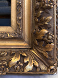 Cornice antica in legno intagliato e dorato – Napoleone III, Francia, seconda metà del XIX secolo (ca. 1850–1880)
