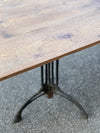 Tavolo ghisa e legno